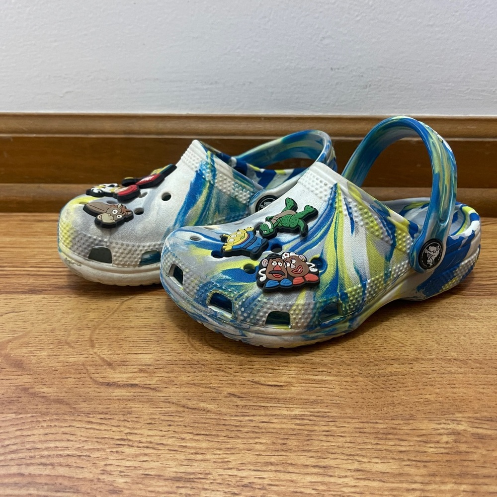 Kids Colorful Crocs with Toy Story Jibitz